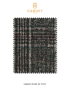 Mtr. 1.85 Alpaca Blend Fabric Prince of Wales Forest Green Camel Blue Carnet-Como