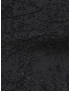 Jacquard Lamé Fabric Floral Black Carnet - Como