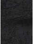 Tessuto Jacquard Lamé Floreale Nero Carnet - Como