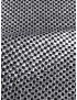 Jacquard Silk Lamé Fabric Geometric Silver Carnet - Como