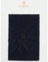 Jacquard Wool Silk Fabric Damask Blue Carnet - Como