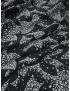 Embossed Fabric Floral Black Silver - Carnet