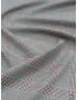 Stretch Wool Fabric Price of Wales Grey Red Carnet - Como