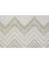 Jacquard Fabric Chevron White - Stoccolma