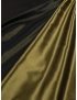 Acetate Duchess Satin YD Fabric Gold - Black