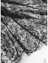 Chantilly Lace Fabric Floral Black