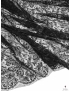 Chantilly Lace Fabric Floral Black