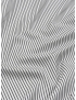 Piquè Fabric Stripe Black White Giza 45 NE 170/2 - Atelier Romentino