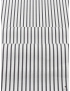 Piquè Fabric Stripe Black White Giza 45 NE 170/2 - Atelier Romentino