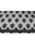 Embroidered Tulle Fabric Black