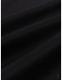 Silk Blend Mikado Fabric Black
