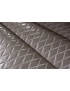 Quilted Leather Fabric Dove Grey