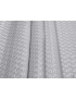 Prism Leather Fabric Silver