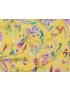 Lyocell Plain Weave Fabric Floral Yellow