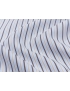 Tessuto Twill Righe Celeste Bordeaux Beige Albini - 1876