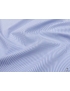 Poplin Shirting Fabric Stripe Azure White 
