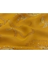 Mtr. 1.70 Silk Chiffon Panel Fabric Paisley Cinnamon Luigi Verga