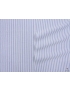 Cotton Seersucker Fabric Stripe White Blue 