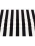 Mtr. 1.00 Viscose Jersey Fabric Stripe White Black