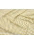 Viscose Wool Jacquard Fabric Pied de Poule Yellow - Mantero