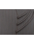 Pinstripe Cool Wool Fabric Dove Grey Made in Italy
