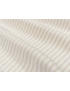 Yarn Dyed Pure Linen Fabric Striped White Beige 