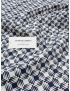 Mtr. 1.95 Silk Blend Jacquard Fabric Geometric Blue - Emanuel Ungaro