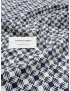 Tessuto Jacquard Misto Seta Geometrico Blu - Emanuel Ungaro