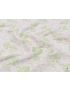 Mtr. 0.90 Embossed Fabric Floral Green Light Pink