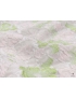 Mtr. 0.90 Embossed Fabric Floral Green Light Pink