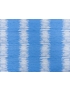 Raffia Fabric Geometric Azure White - Sarli