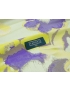 Mtr. 1.25 Jacquard Fabric Floral Green Lilac - Carnet Style