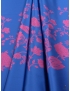 Mtr. 1.03 Panel Jacquard Fabric Double-Face Floral Light Blue Fuchsia
