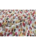 Cotton Piqué Fabric Abstract Multicolour