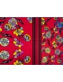 Silk Satin Fabric Oriental Red