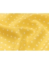 Mtr. 1.50 Crepe de Chine Fabric Polka Dot Yellow White