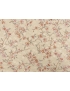 Silk Jacquard Fabric Floral Sand Beige Camel Grey - Mantero Seta Como