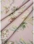 Bourette Silk Fabric Floral Quatz Pink