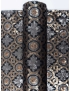 Sequined Tulle Fabric Geometric Copper Slate Grey