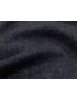 Tweed Fabric Wool Small Herringbone Navy Grey Made in England