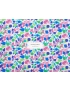 Stretch Cotton Piqué Fabric Fruit Emanuel Ungaro