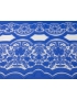 Dévoré Organza Fabric Royal Blue