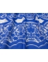 Dévoré Organza Fabric Royal Blue