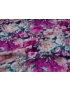Mtr. 1.35 Jacquard Fabric 3D Floral Cyclamen Emanuel Ungaro