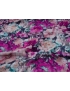 Mtr. 1.50 Jacquard Fabric 3D Floral Cyclamen Emanuel Ungaro