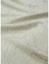 Silk Blend Embossed Fabric Abstract Oyster White Platinum Lamé Emanuel Ungaro