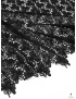 Cotton Macramè Lace Fabric Floral Black Emanuel Ungaro
