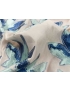 Fil Coupè Organza Fabric Foliage Skin Pink Aquamarine Green Blue Emanuel Ungaro