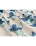 Fil Coupè Organza Fabric Foliage Skin Pink Aquamarine Green Blue Emanuel Ungaro