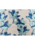 Fil Coupè Organza Fabric Foliage Skin Pink Aquamarine Green Blue Emanuel Ungaro